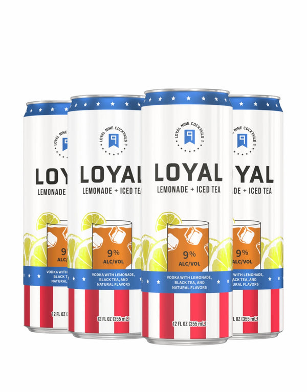 Loyal 9 Lemonade + Iced Tea Cocktail (4 Pack)