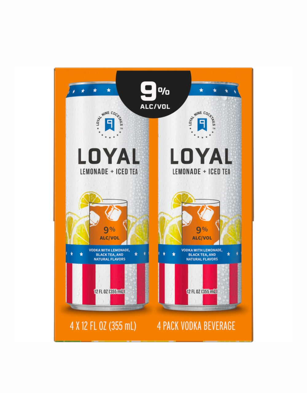 Loyal 9 Lemonade + Iced Tea Cocktail (4 Pack)