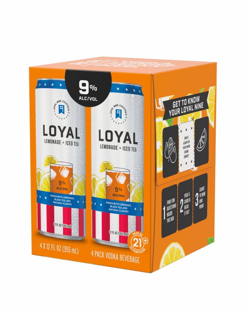 Loyal 9 Lemonade + Iced Tea Cocktail (4 Pack)