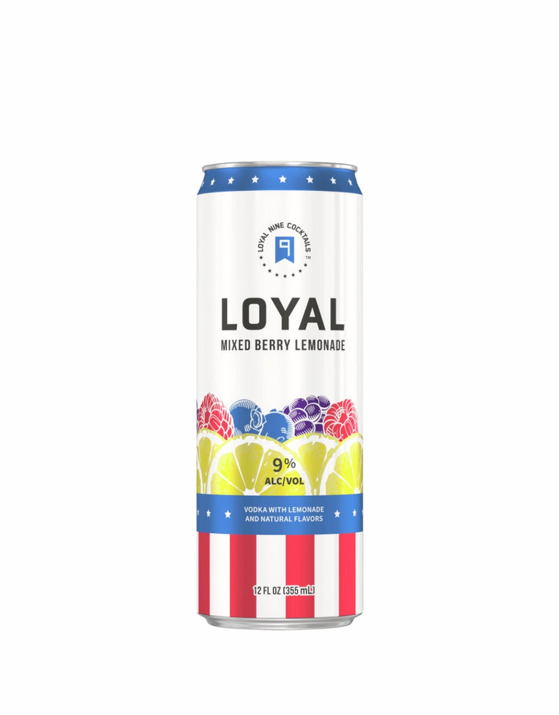 Loyal 9 Mixed Berry Lemonade Cocktail (12 Pack)