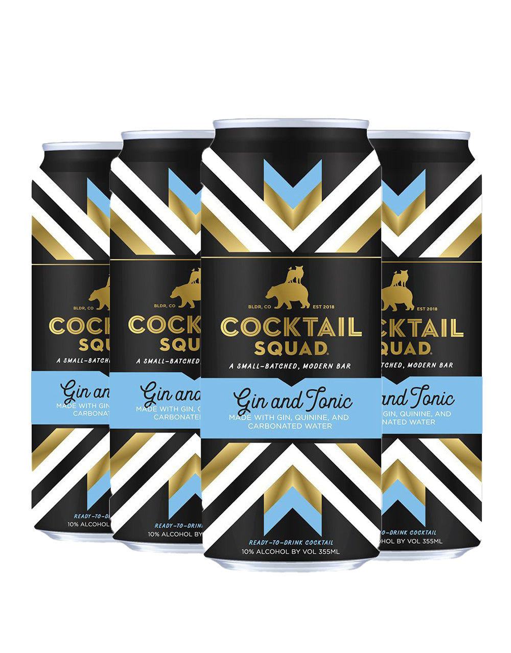 Cocktail Squad Gin and Tonic (4 Pack)