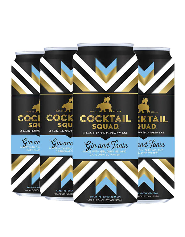 Cocktail Squad Gin and Tonic (4 Pack)