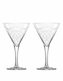 Rolf Glass Mid-Century Modern 7.5oz Martini (Set of 2)