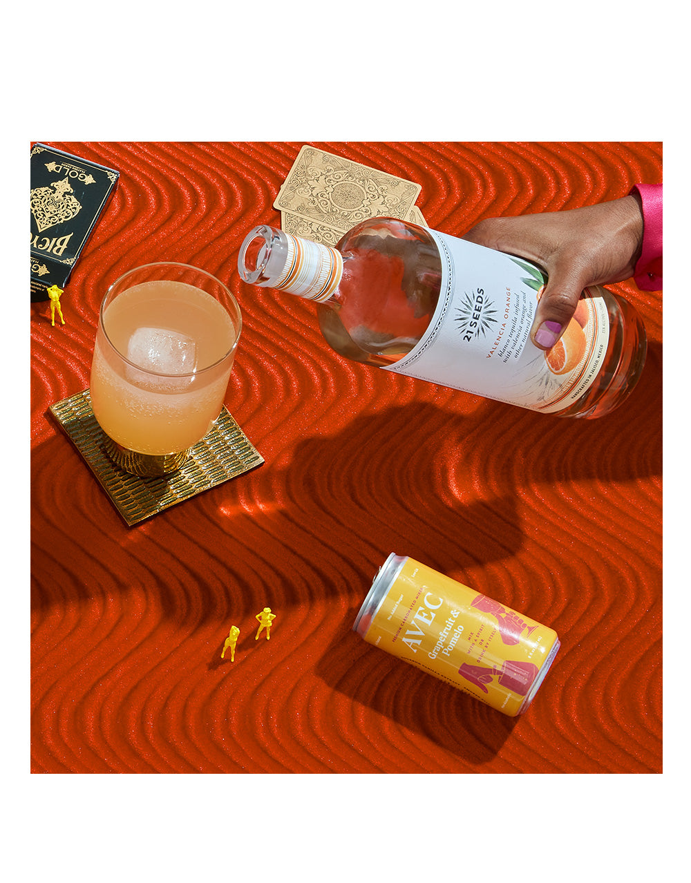 21Seeds Valencia Orange and AVEC Grapefruit & Pomelo with Riedel Ouverture Tequila Glasses