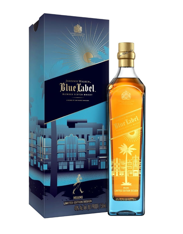 Johnnie Walker Blue Label Blended Scotch Whisky, Miami