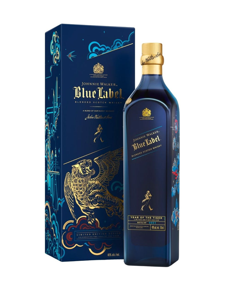 Johnnie Walker Blue Label Blended Scotch Whisky, Limited Edition Year of the Tiger