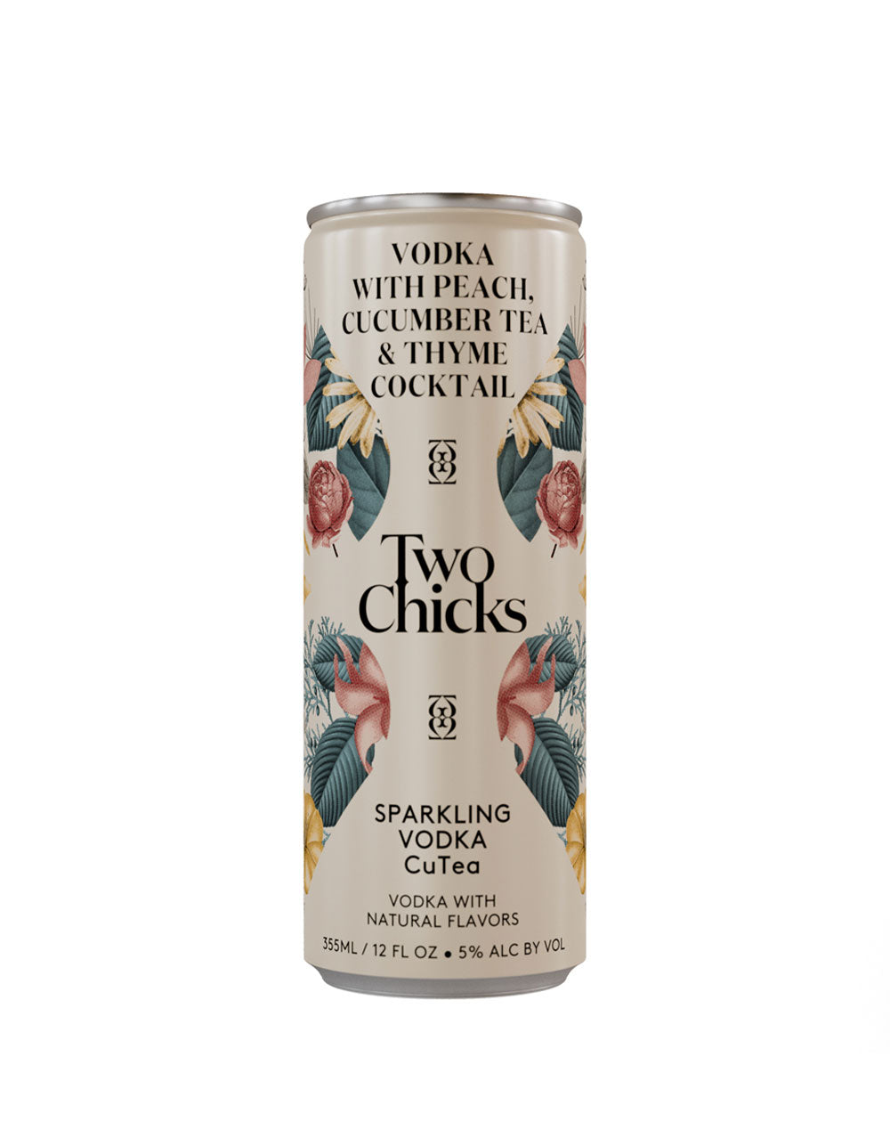 Two Chicks Cocktails Sparkling Vodka CuTea (24 Cans)