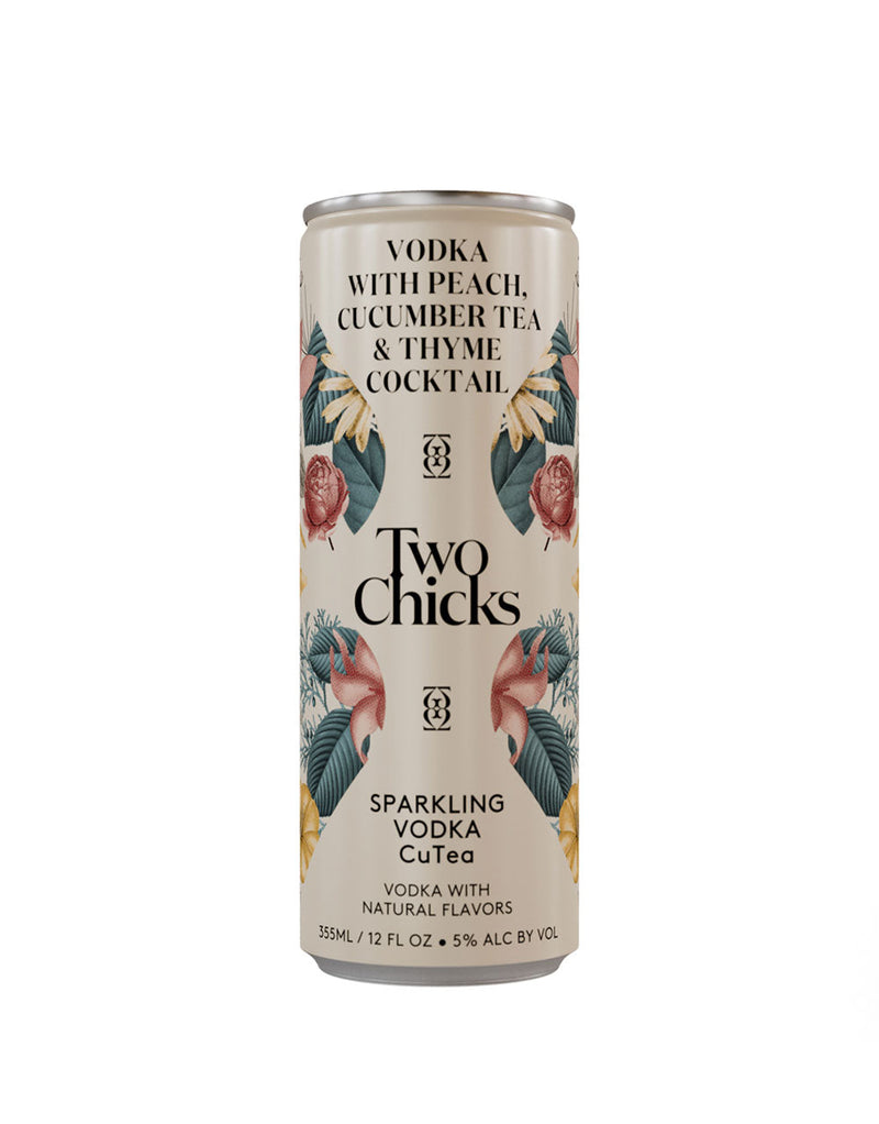 Two Chicks Cocktails Sparkling Vodka CuTea (24 Cans)