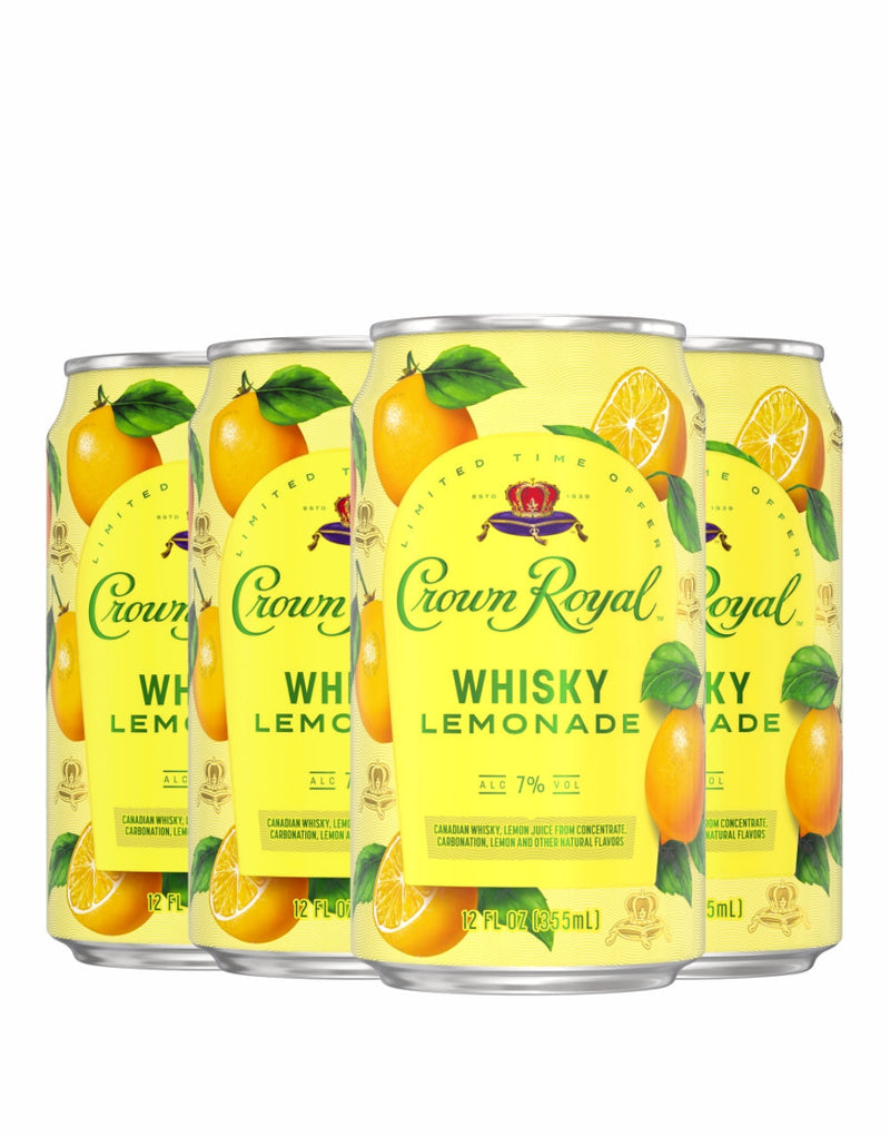 Crown Royal Whisky Lemonade Cocktail (12 Pack)