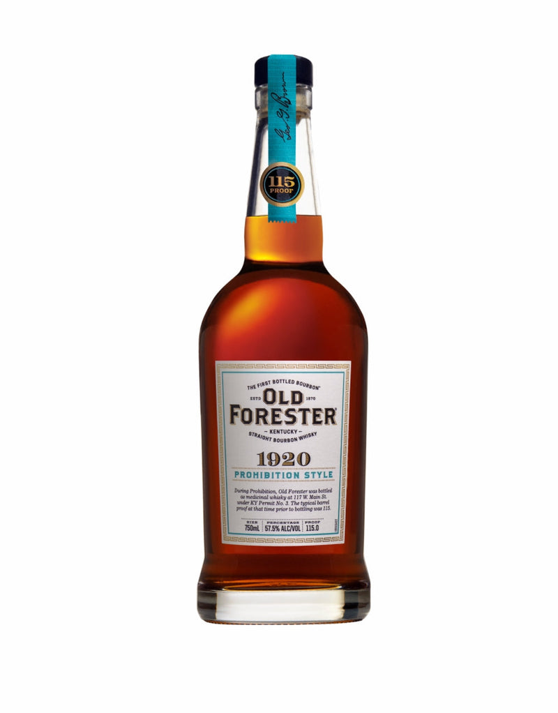 Pre-Order: Old Forester 1920 Prohibition Style with 2022 Kentucky Derby Mint Julep Glasses (4 Pack)