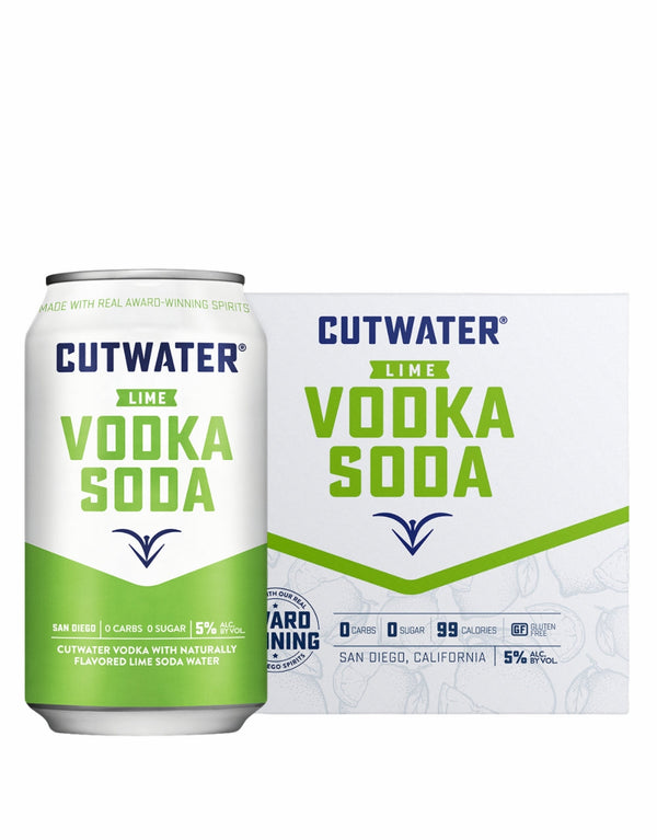 Cutwater Lime Vodka Soda Can (24 pack)