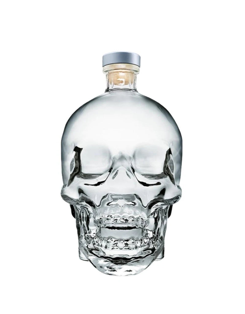 Crystal Head Vodka (750ml) with Rolf Skull and Cross Bones Martini (Set of 4)