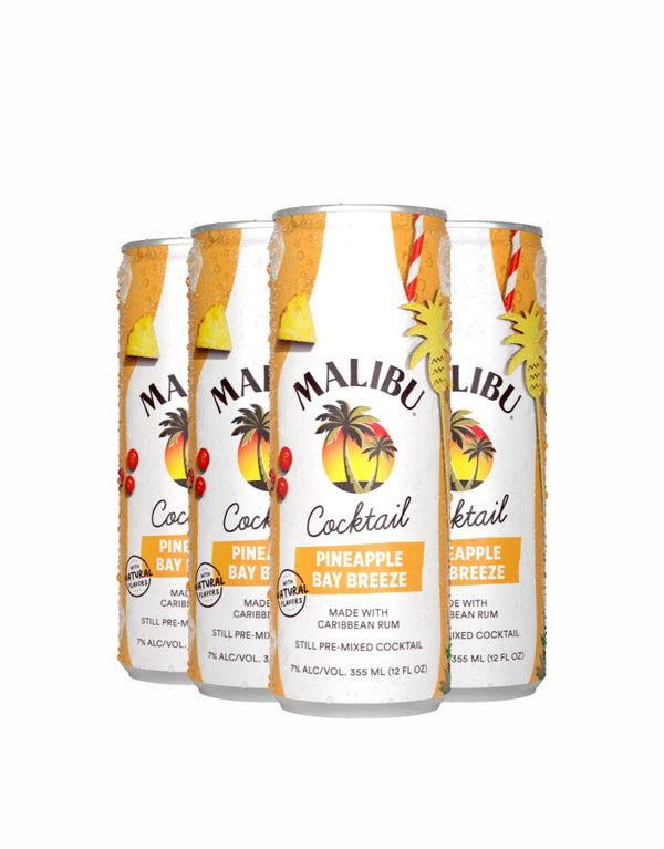 Malibu Pineapple Bay Breeze Cocktails (24 Pack)