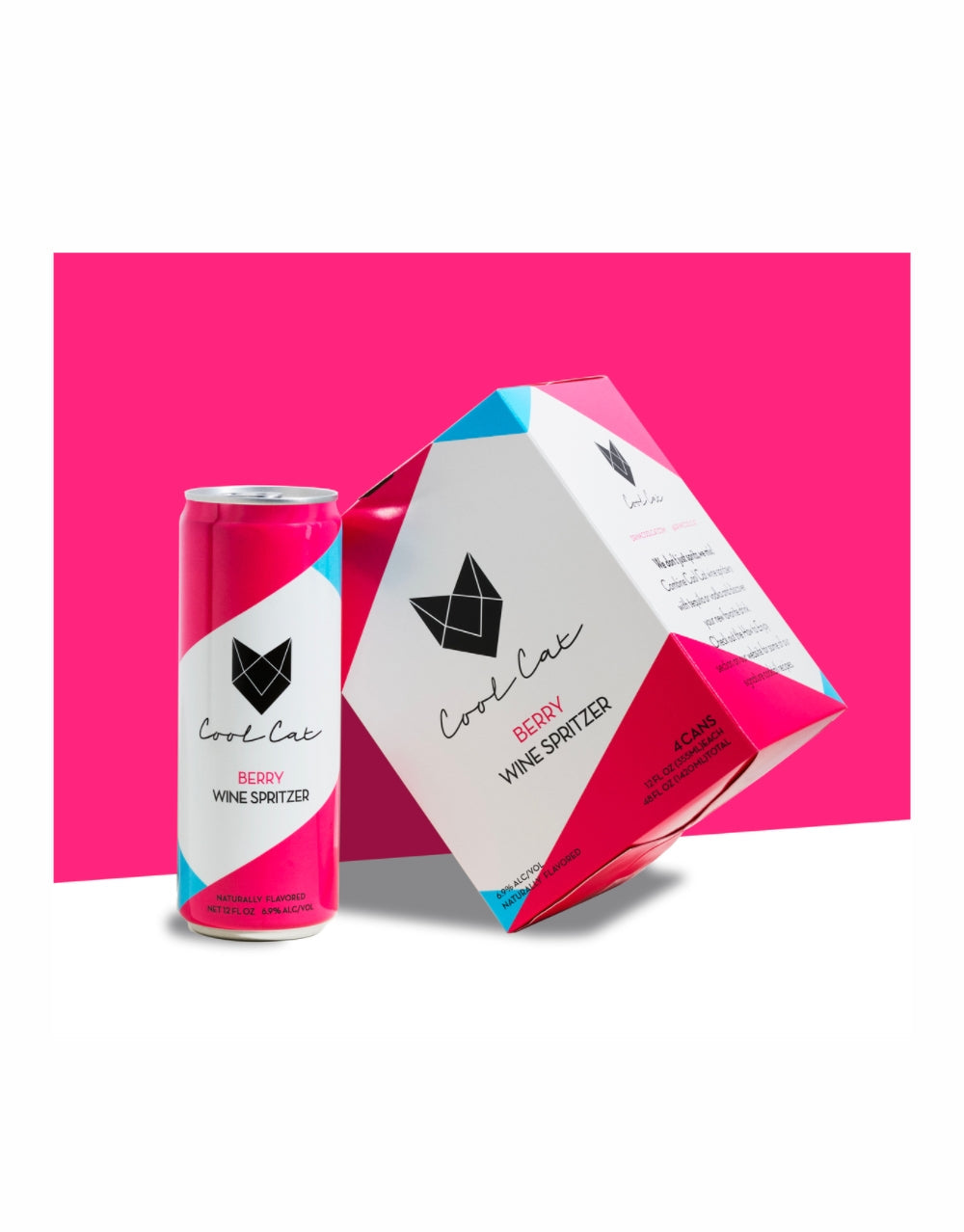 Cool Cat Berry Premium Wine Spritzer (4 Pack)