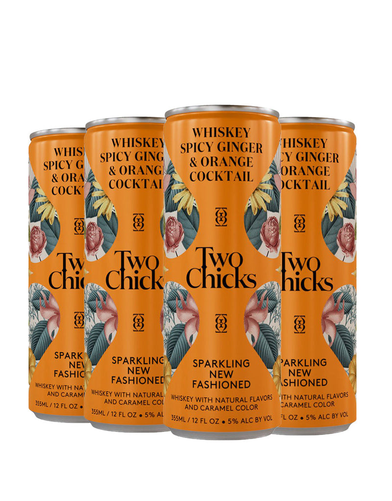 Two Chicks Cocktails Sparkling New Fashioned (4 Pack)