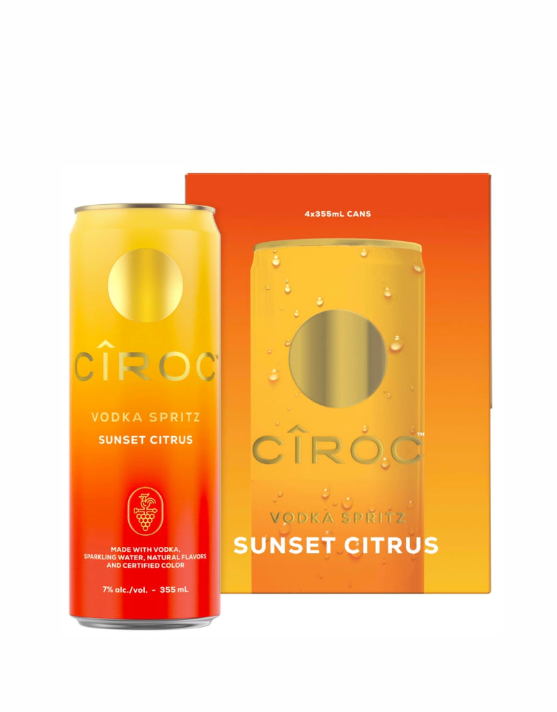 Cîroc Vodka Spritz Sunset Citrus (4 Pack)