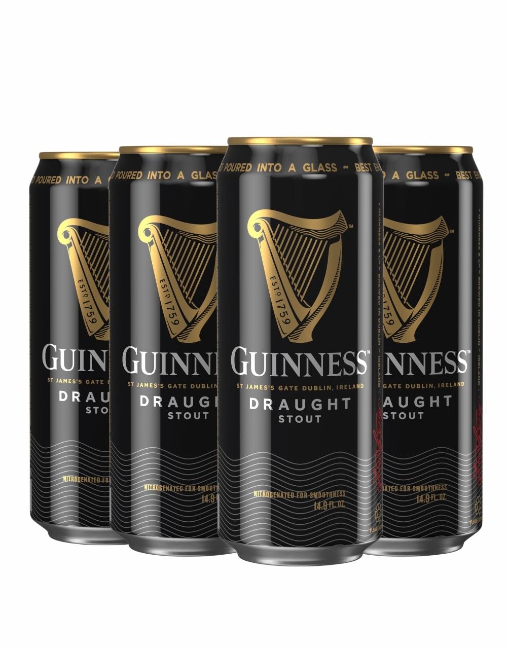 Guinness Draught Cans (4 Pack)