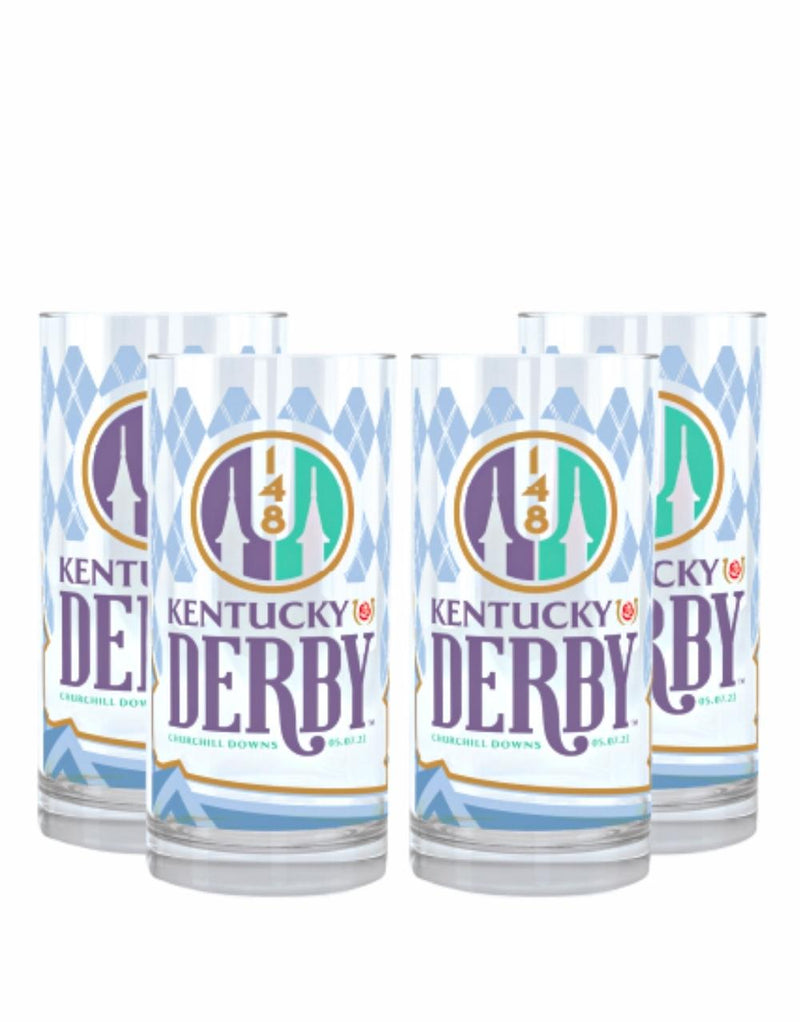 Pre-Order: Old Forester 1920 Prohibition Style with 2022 Kentucky Derby Mint Julep Glasses (4 Pack)