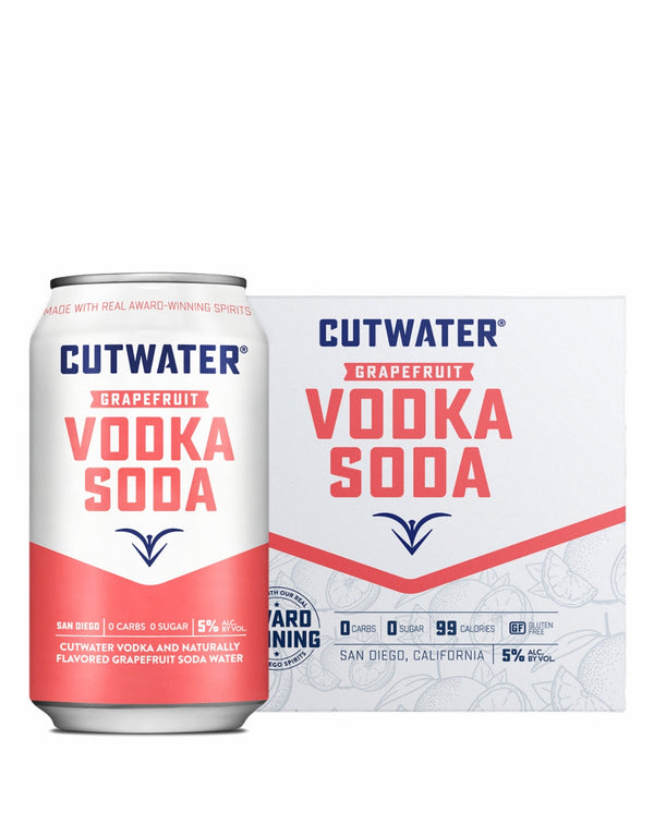 Cutwater Grapefruit Vodka Soda Can (24 pack)