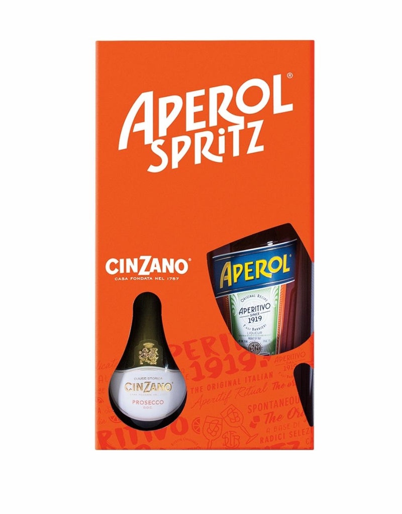 Aperol Spritz and Cinzano Sparkling Wine Prosecco