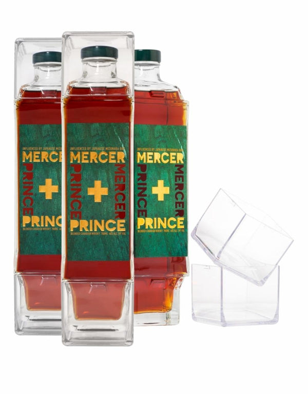 Pre-Order: Mercer + Prince by A$AP Rocky - Blended Canadian Whisky (Set of 3)