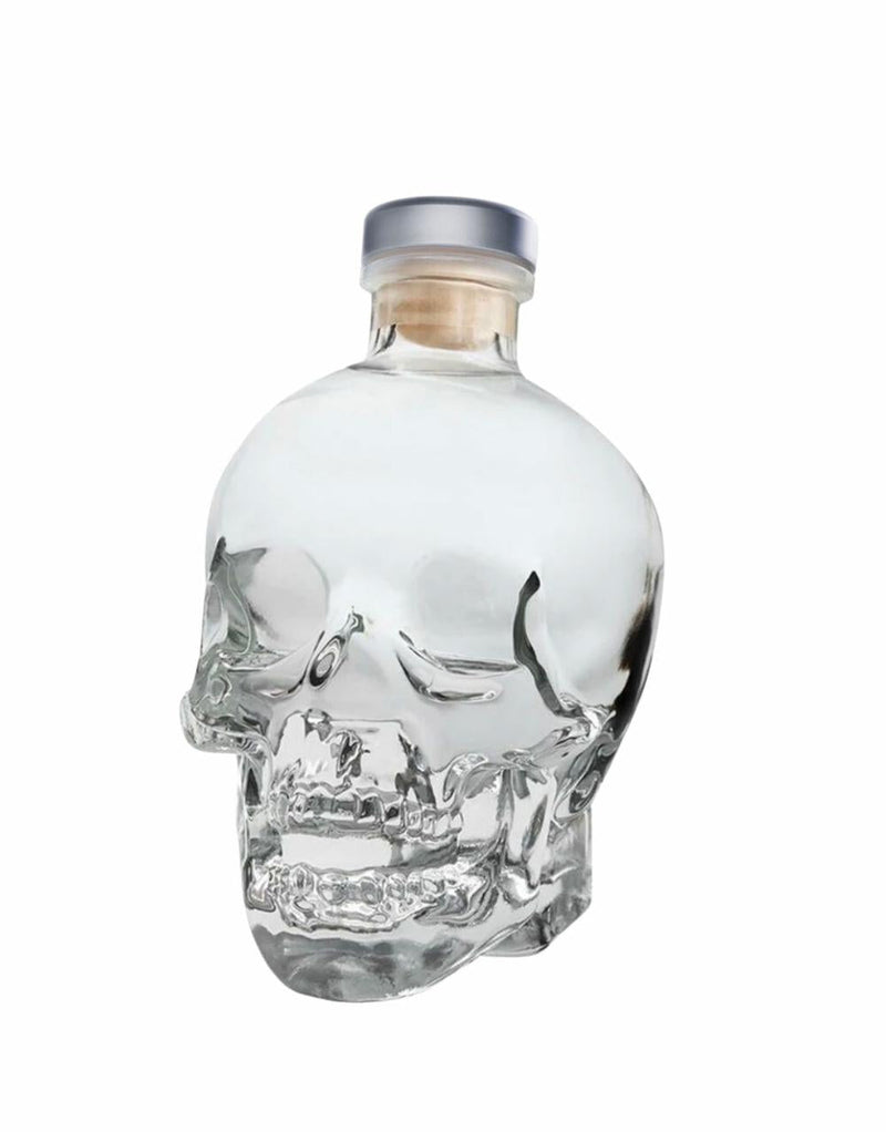 Crystal Head Vodka (750ml) with Rolf Skull and Cross Bones Martini (Set of 4)