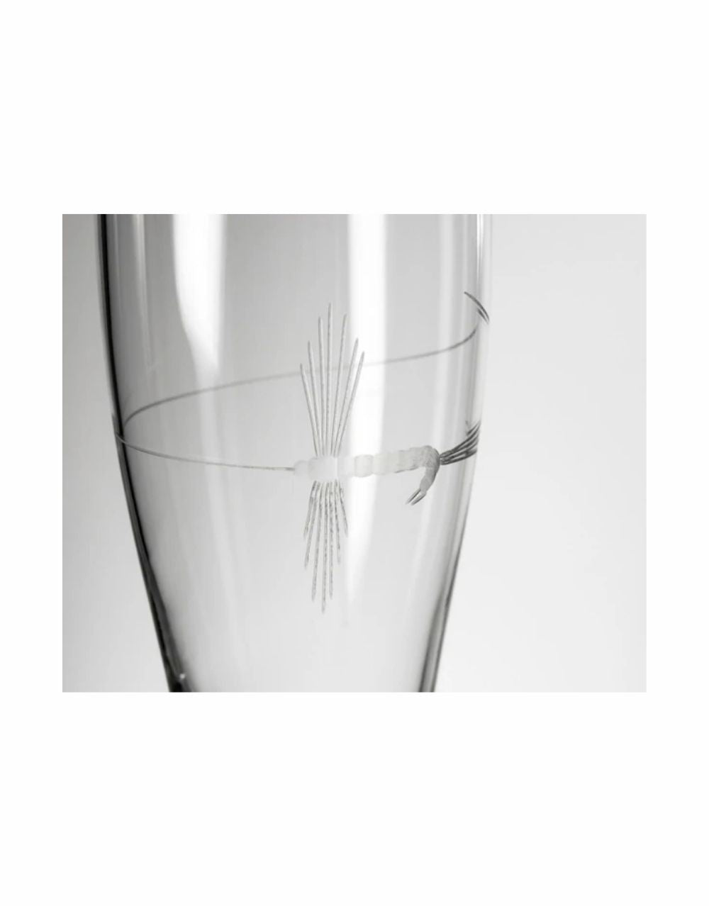 ROLF GLASS FLY FISHING 16OZ BEER PILSNER (Set of 4)