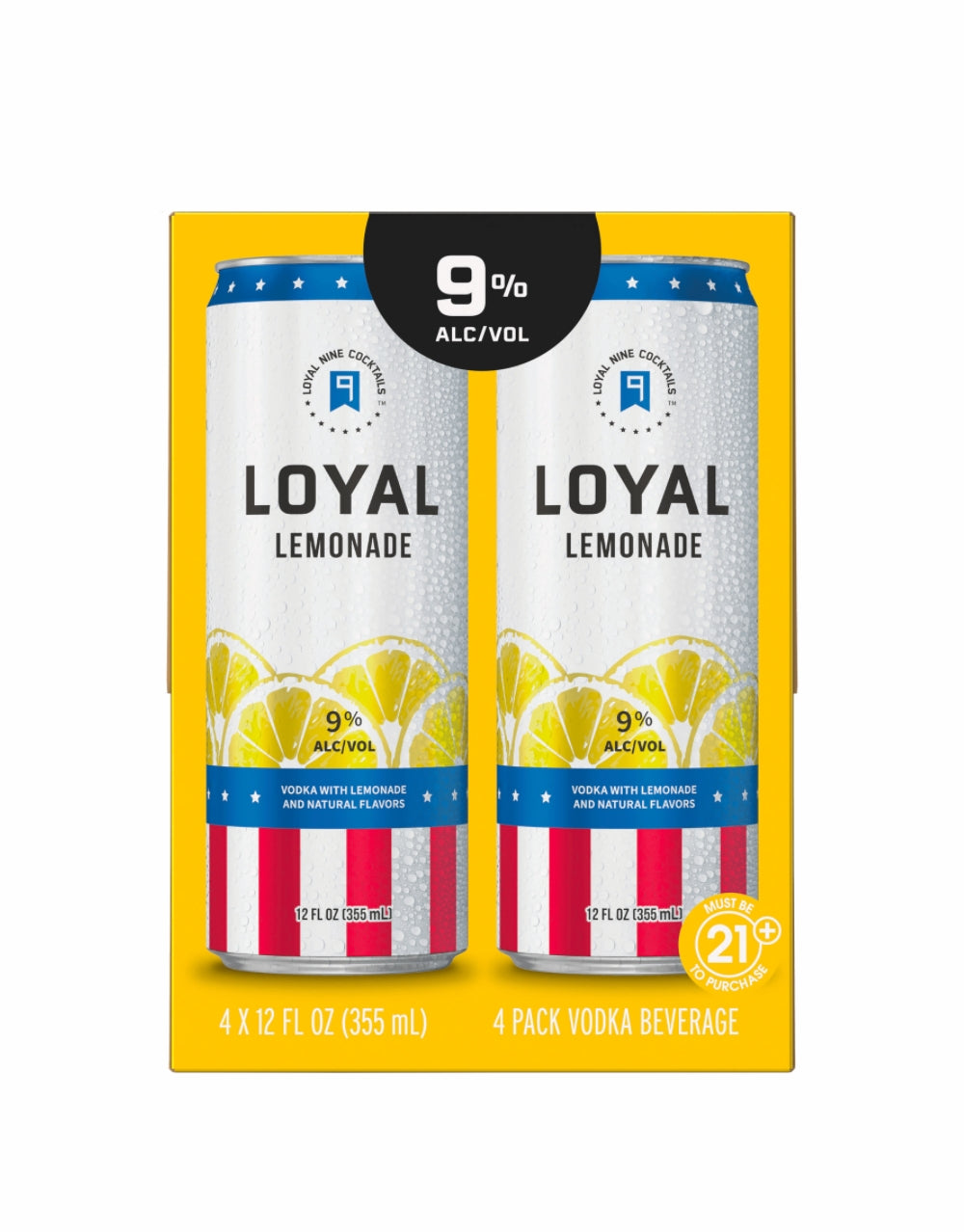Loyal 9 Lemonade Cocktail (4 Pack)