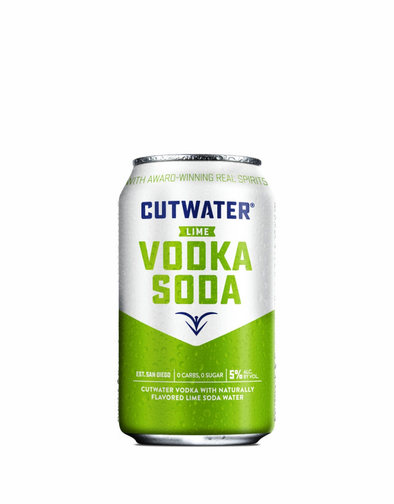 Cutwater Lime Vodka Soda Can (4 pack)