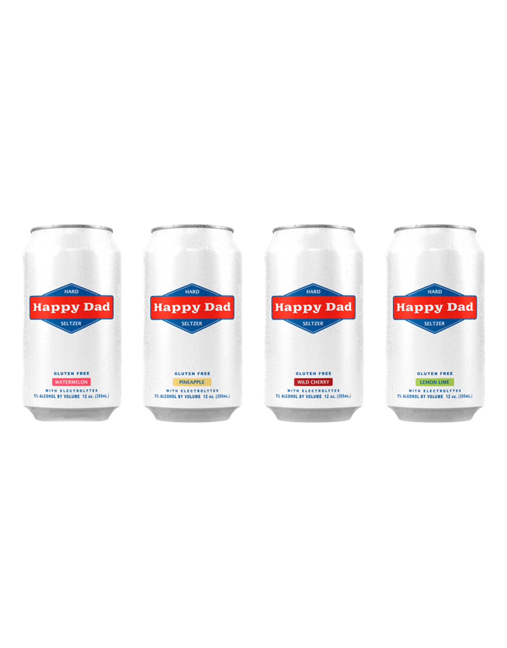 Happy Dad Hard Seltzer Variety Pack (12 Cans)