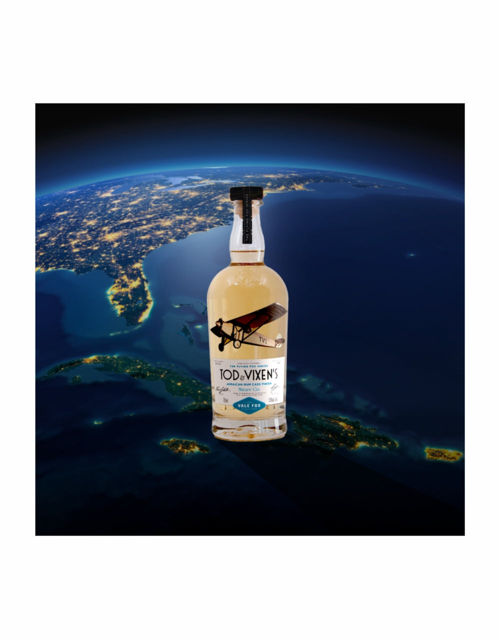 Tod & Vixen's The Flying Fox Series Jamaican Rum Cask Finish Mature Gin