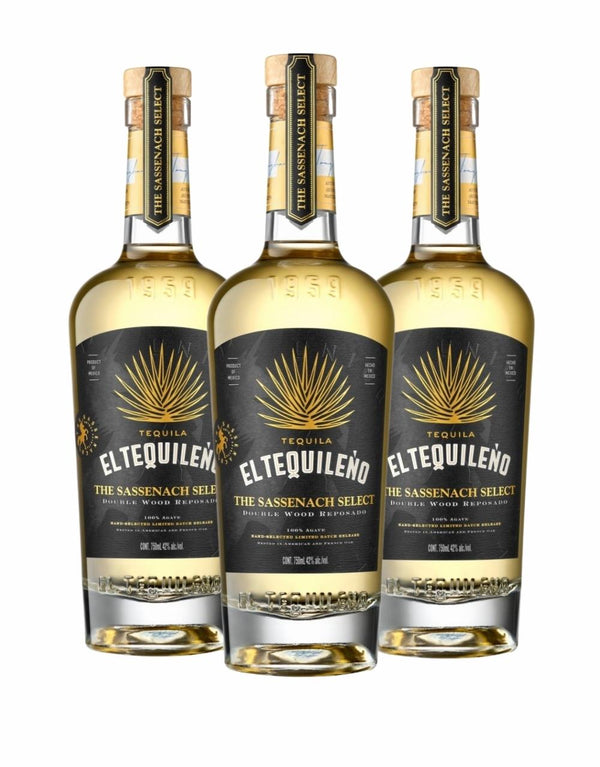 El Tequileño The Sassenach Select Double Wood Reposado (3 Bottles)