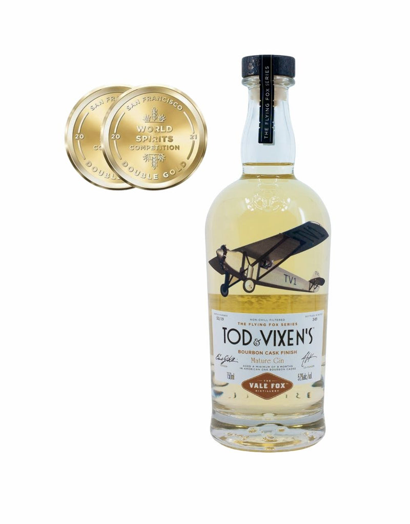 Tod & Vixen's Bourbon Cask Finish Mature Gin