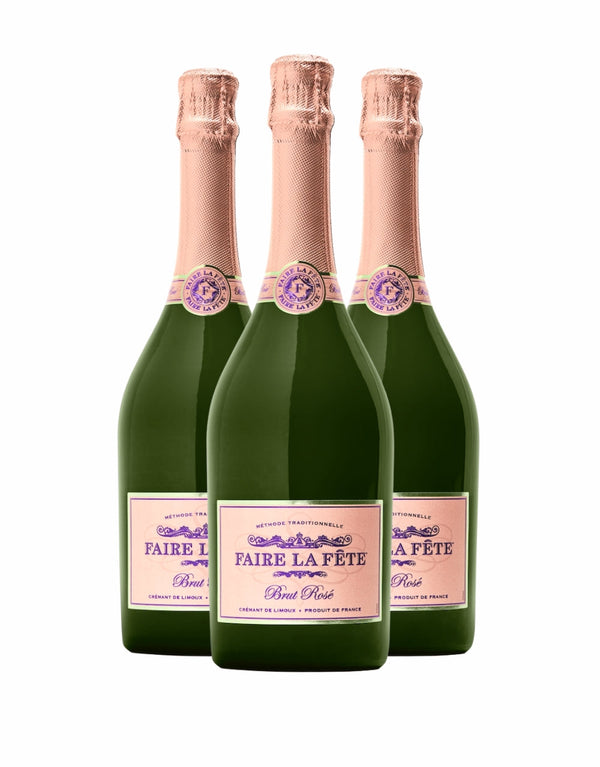 Faire La Fête Brut Rosé (3 Bottles)