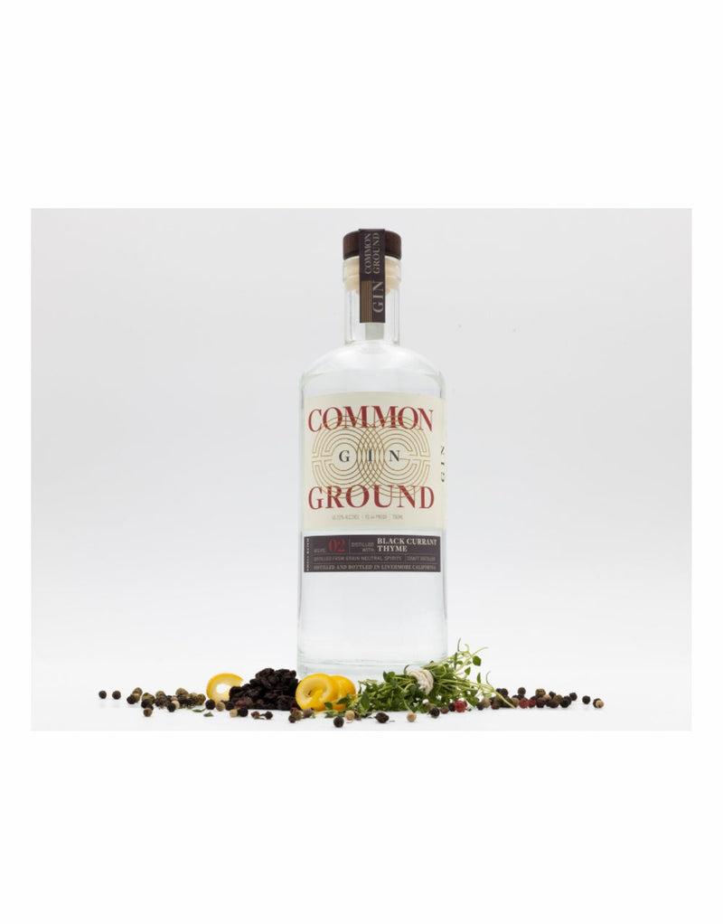 Common Ground Spirits Recipe 02: Black Currant and Thyme Gin