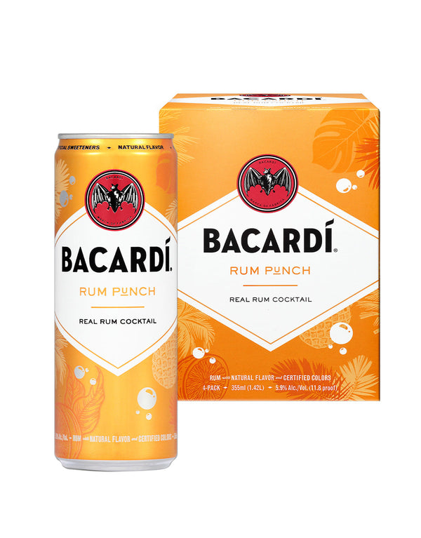 Bacardí Rum Punch Cocktail (4 Pack)