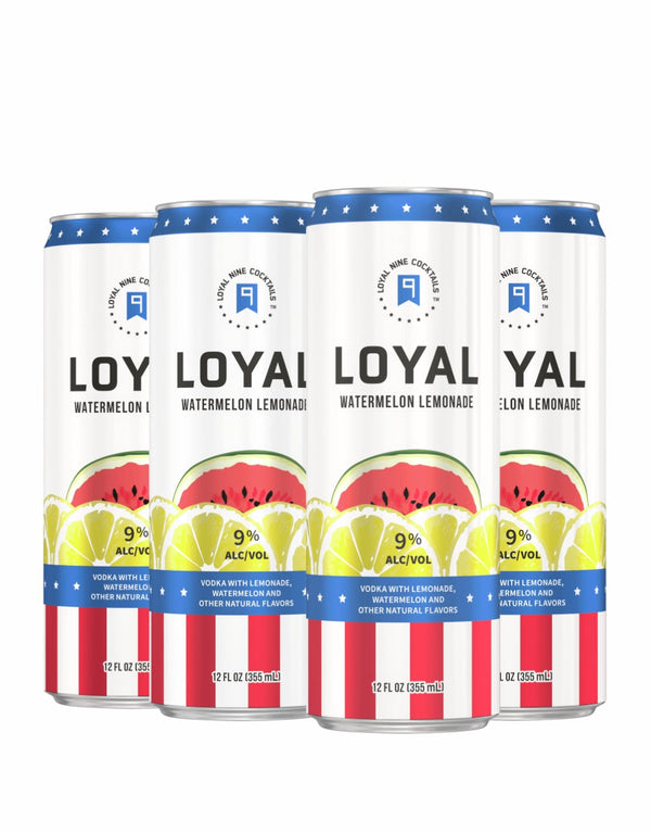 Loyal 9 Watermelon Lemonade Cocktail (24 Pack)