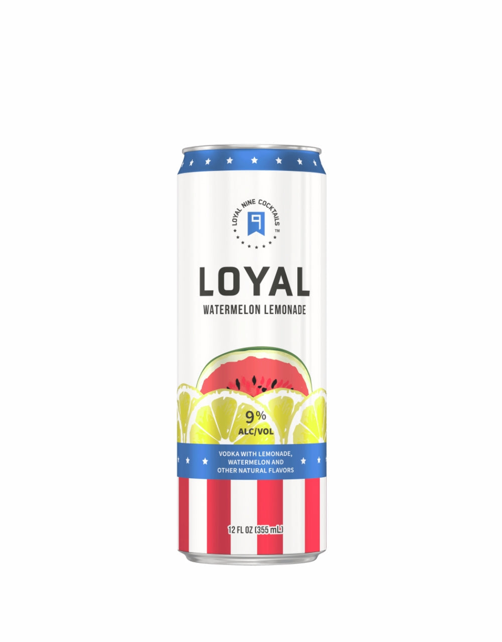 Loyal 9 Watermelon Lemonade Cocktail (24 Pack)