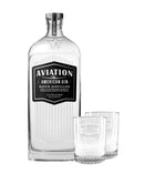 Aviation American Gin (1.75L) with Rolf Aviation Gin Branded  Glasses