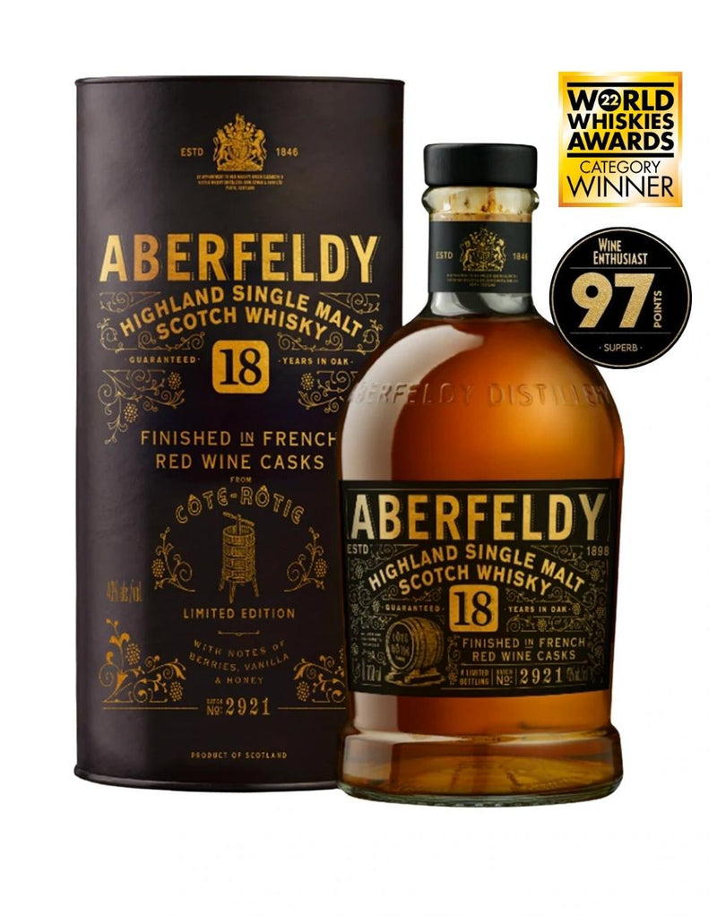 Aberfeldy 18 Year Old Limited Edition Côte Rôtie French Wine Cask Finish