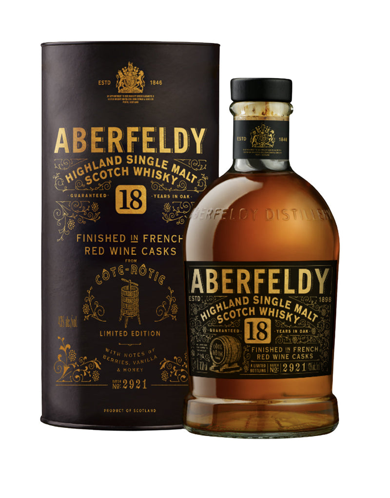 Aberfeldy 18 Year Old Limited Edition Côte Rôtie French Wine Cask Finish