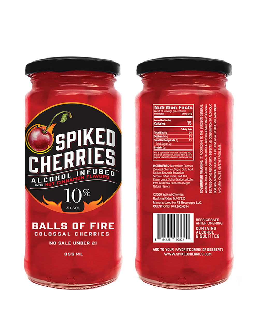 Howie’s Spiked Cherries "Balls of Fire"