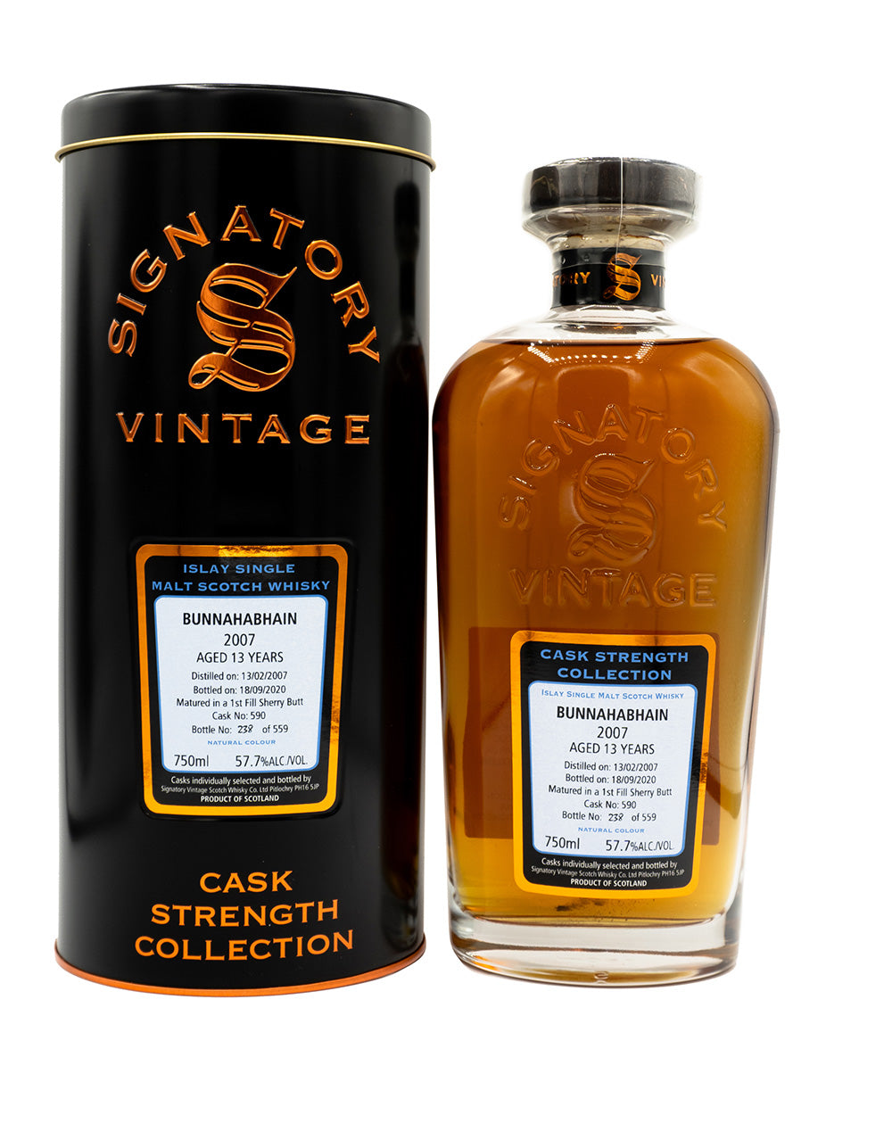 Signatory Single Cask Bunnahabhain 13 Year (Cask# 590)