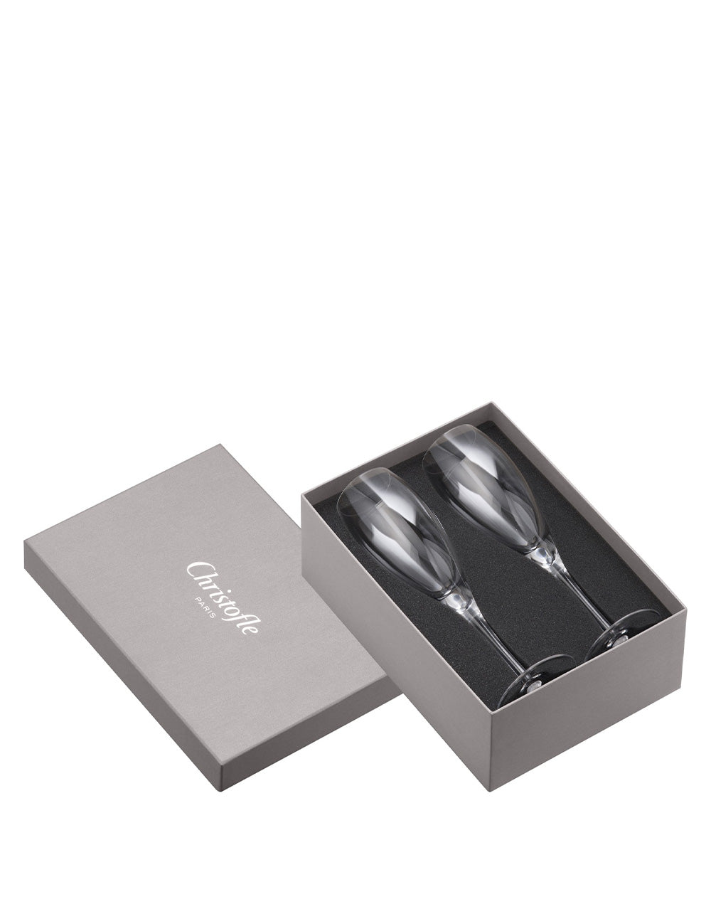 Christofle ALBI Crystal Champagne Set