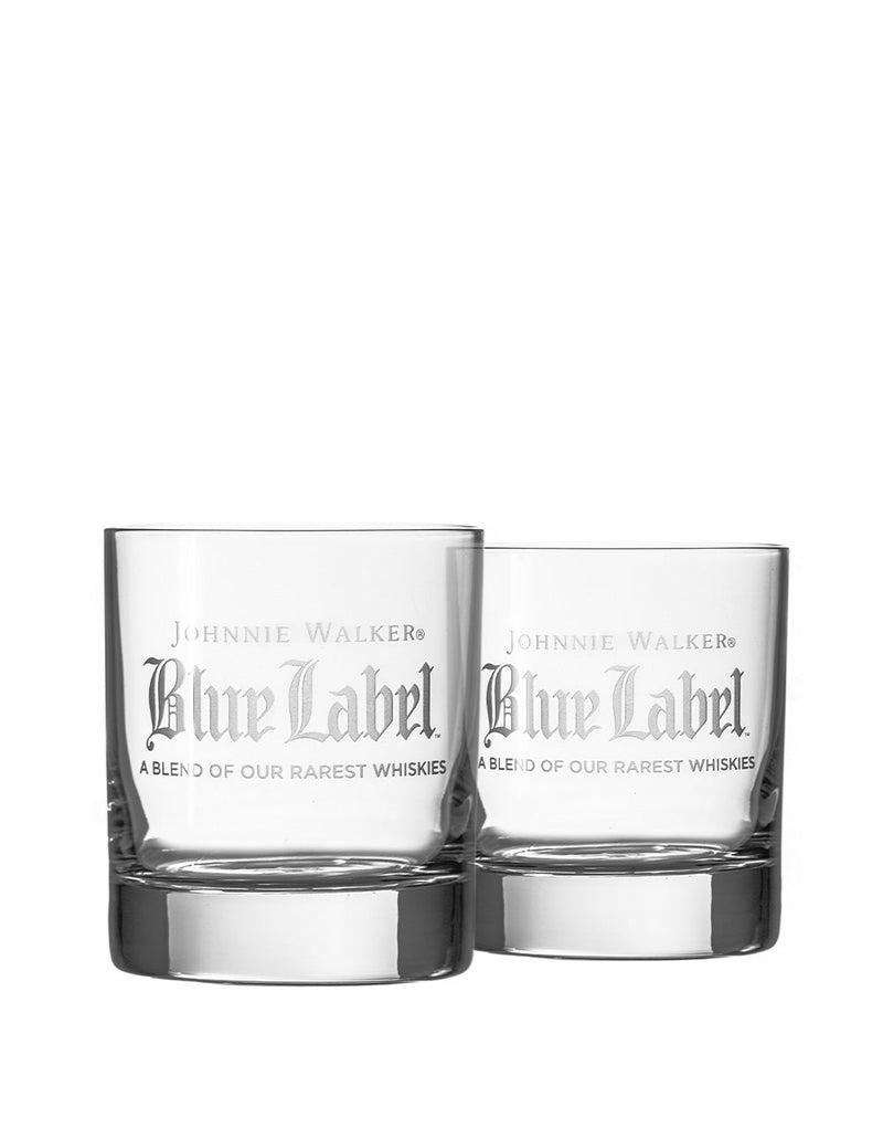 Rolf On the Rocks Glasses Featuring Johnnie Walker Blue Label Logo