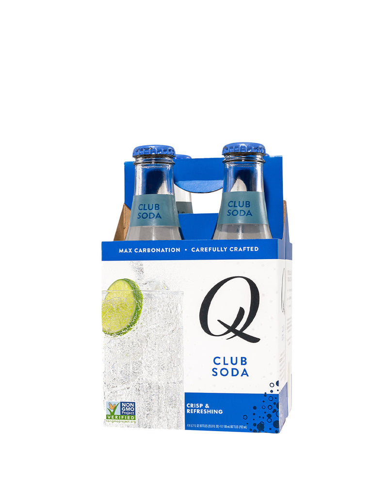 Q Club Soda 4 Pack Bottles