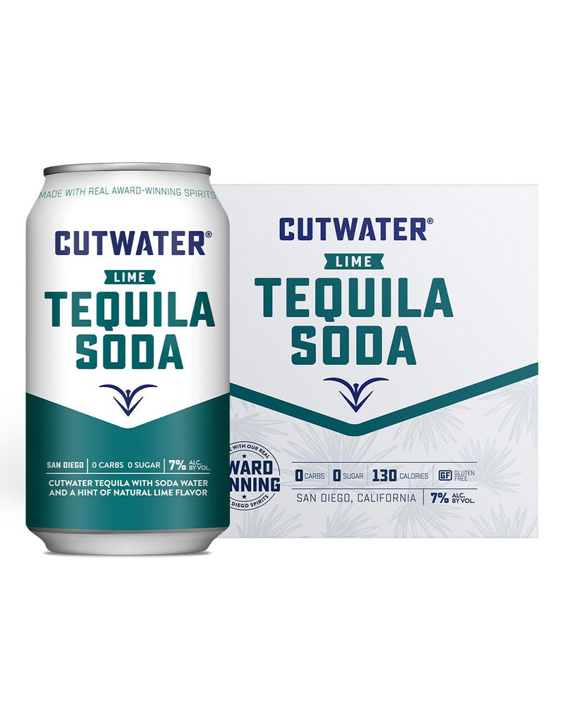 Cutwater Lime Tequila Soda Can (4 pack)