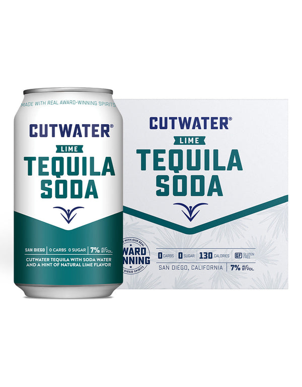 Cutwater Lime Tequila Soda Can (12 pack)