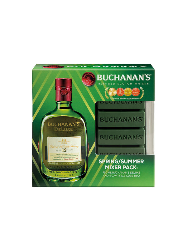 Buchanan's Deluxe Aged 12 Years Blended Scotch Whisky with Ice Cube Tray