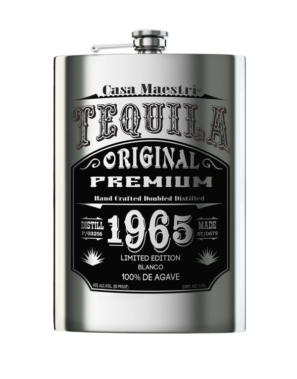 Casa Maestri Flask Edition Blanco Tequila (1.75L)